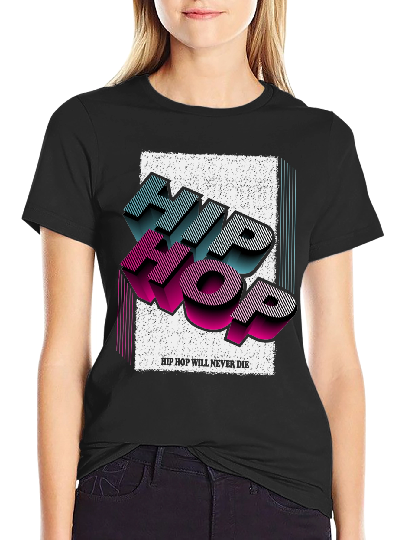 Hip Hop Never Die Graphic T-Shirt