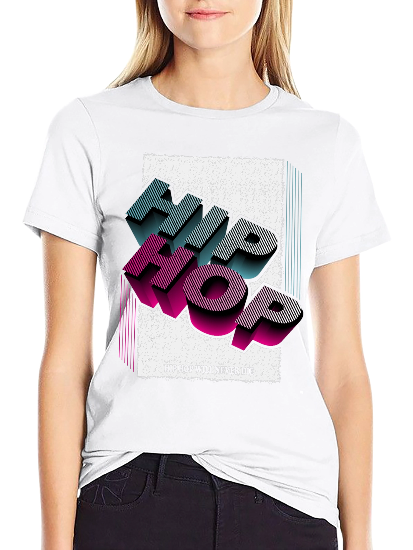 Hip Hop Never Die Graphic T-Shirt