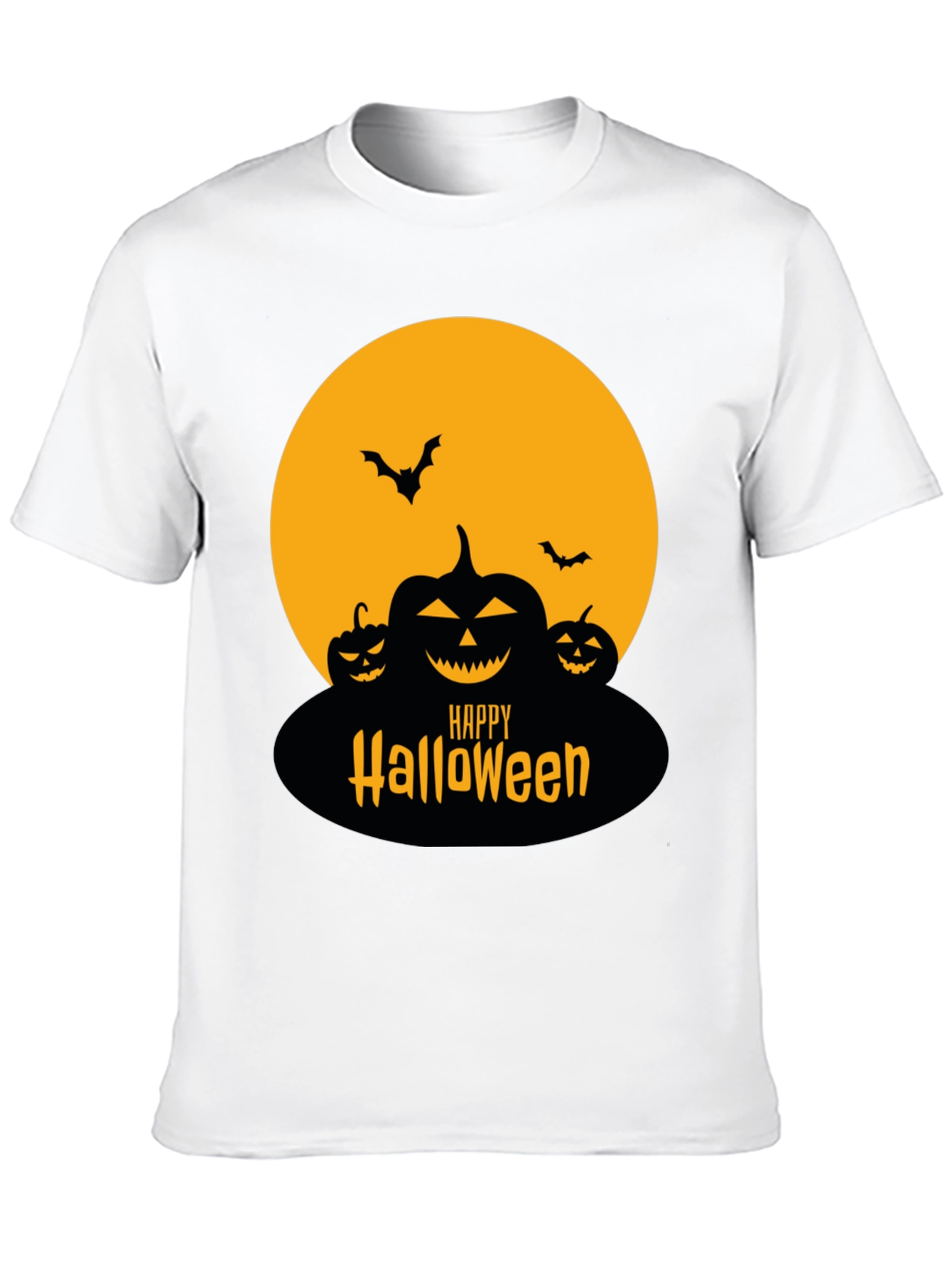 Happy Halloween T-Shirt - Spooky Pumpkin Design