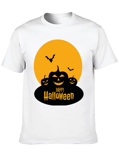 Happy Halloween T-Shirt - Spooky Pumpkin Design