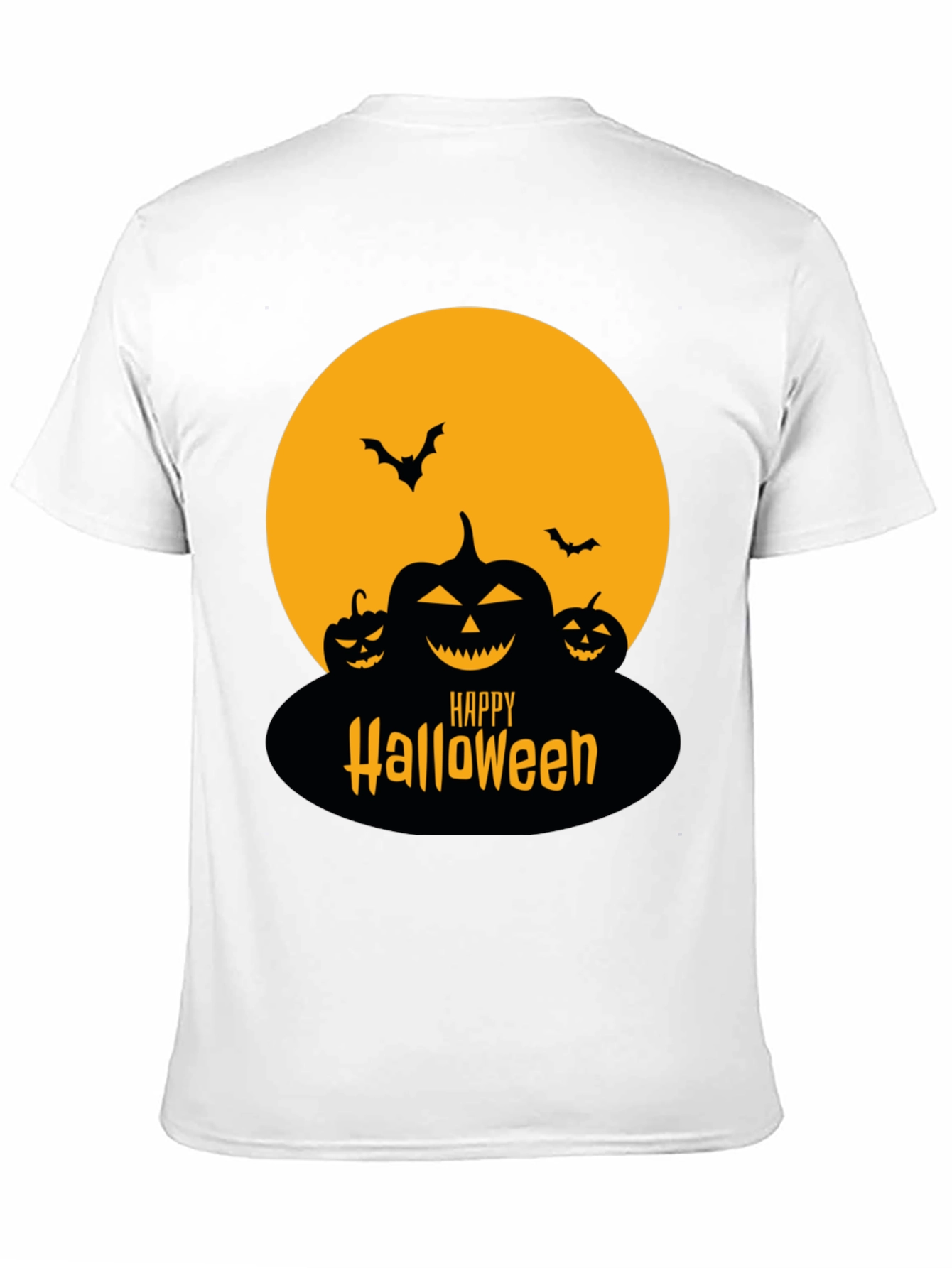 Happy Halloween T-Shirt - Spooky Pumpkin Design