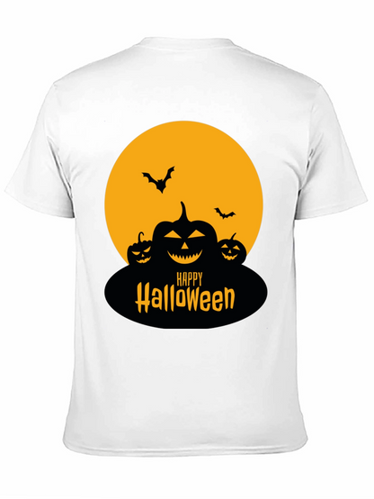 Happy Halloween T-Shirt - Spooky Pumpkin Design