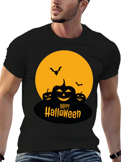 Happy Halloween T-Shirt - Spooky Pumpkin Design