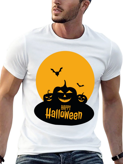 Happy Halloween T-Shirt - Spooky Pumpkin Design