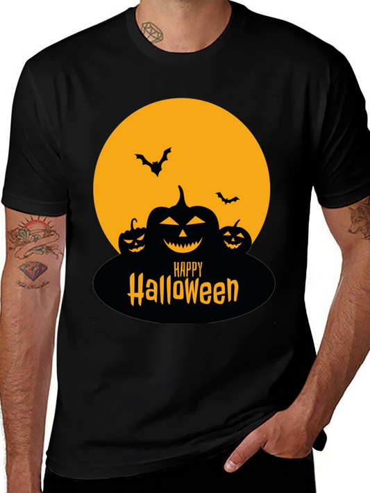 Happy Halloween T-Shirt - Spooky Pumpkin Design