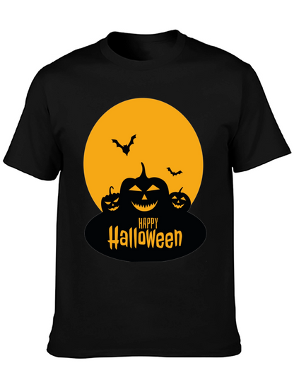 Happy Halloween T-Shirt - Spooky Pumpkin Design
