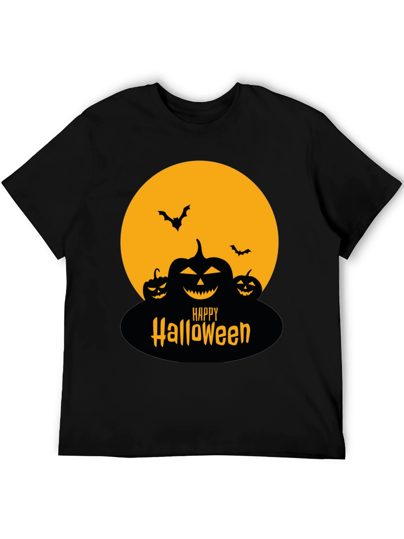 Happy Halloween T-Shirt - Spooky Pumpkin Design