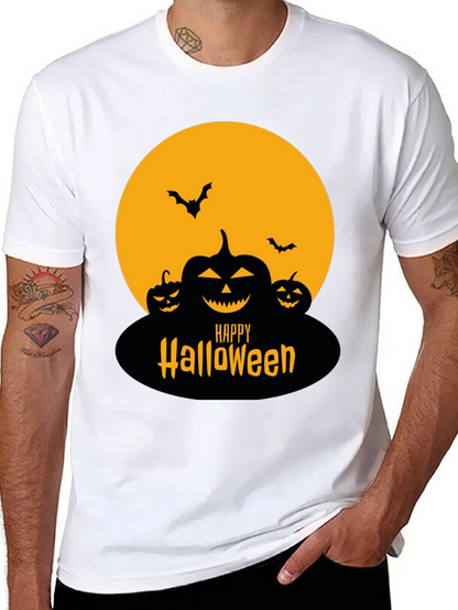 Happy Halloween T-Shirt - Spooky Pumpkin Design