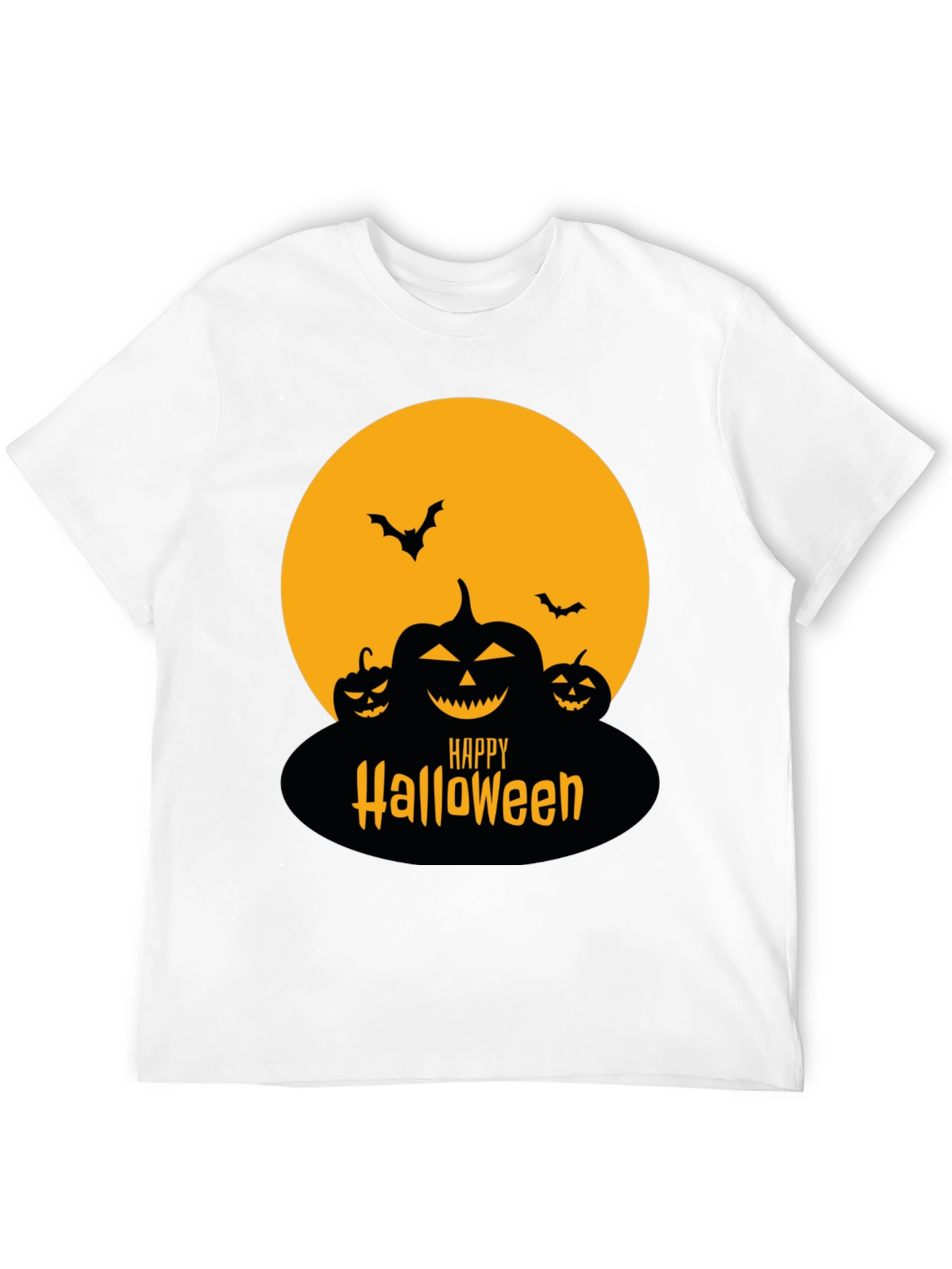 Happy Halloween T-Shirt - Spooky Pumpkin Design
