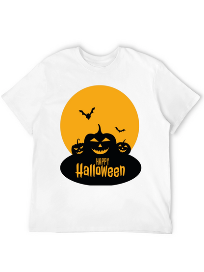 Happy Halloween T-Shirt - Spooky Pumpkin Design