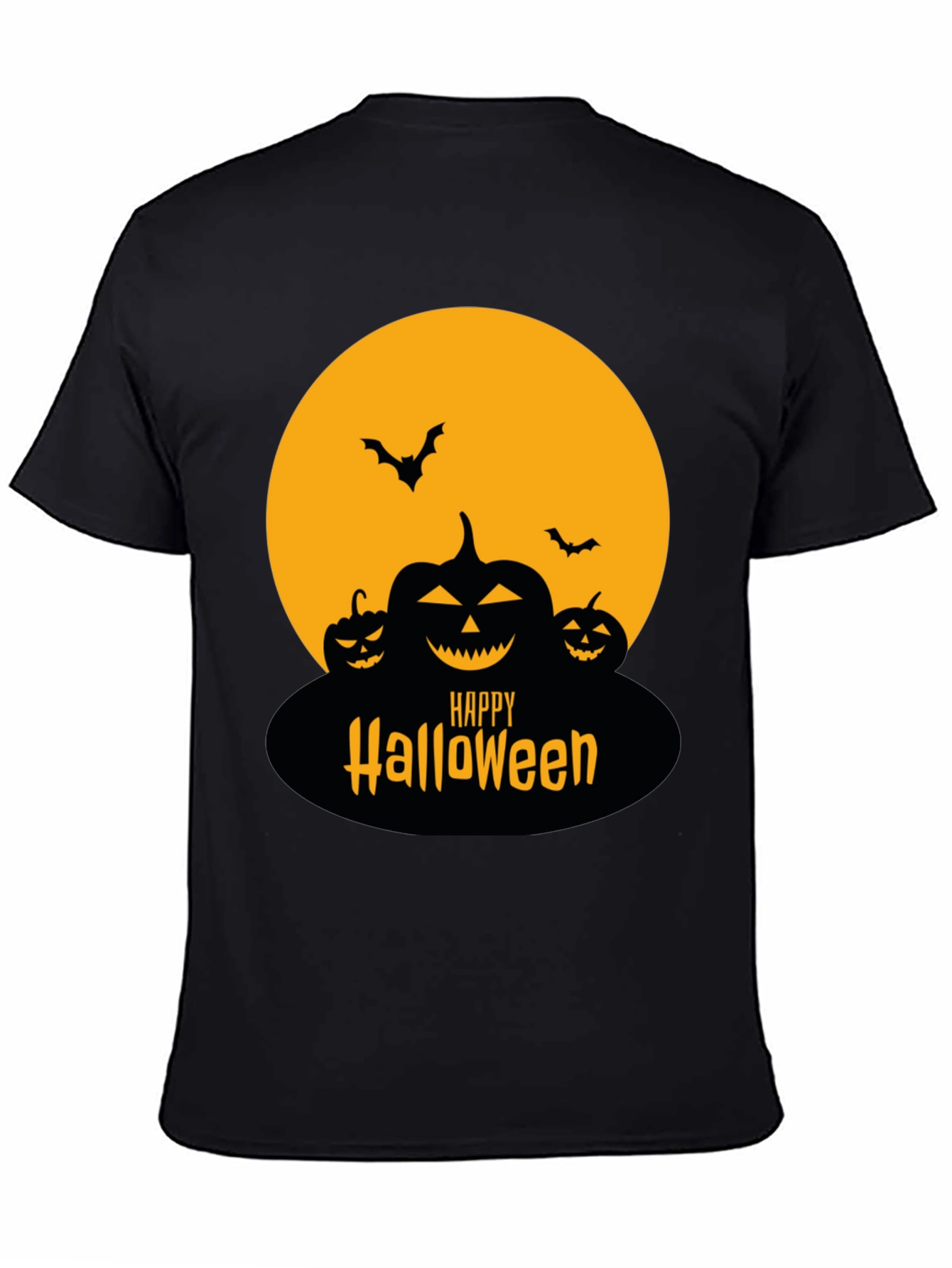 Happy Halloween T-Shirt - Spooky Pumpkin Design