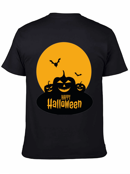 Happy Halloween T-Shirt - Spooky Pumpkin Design
