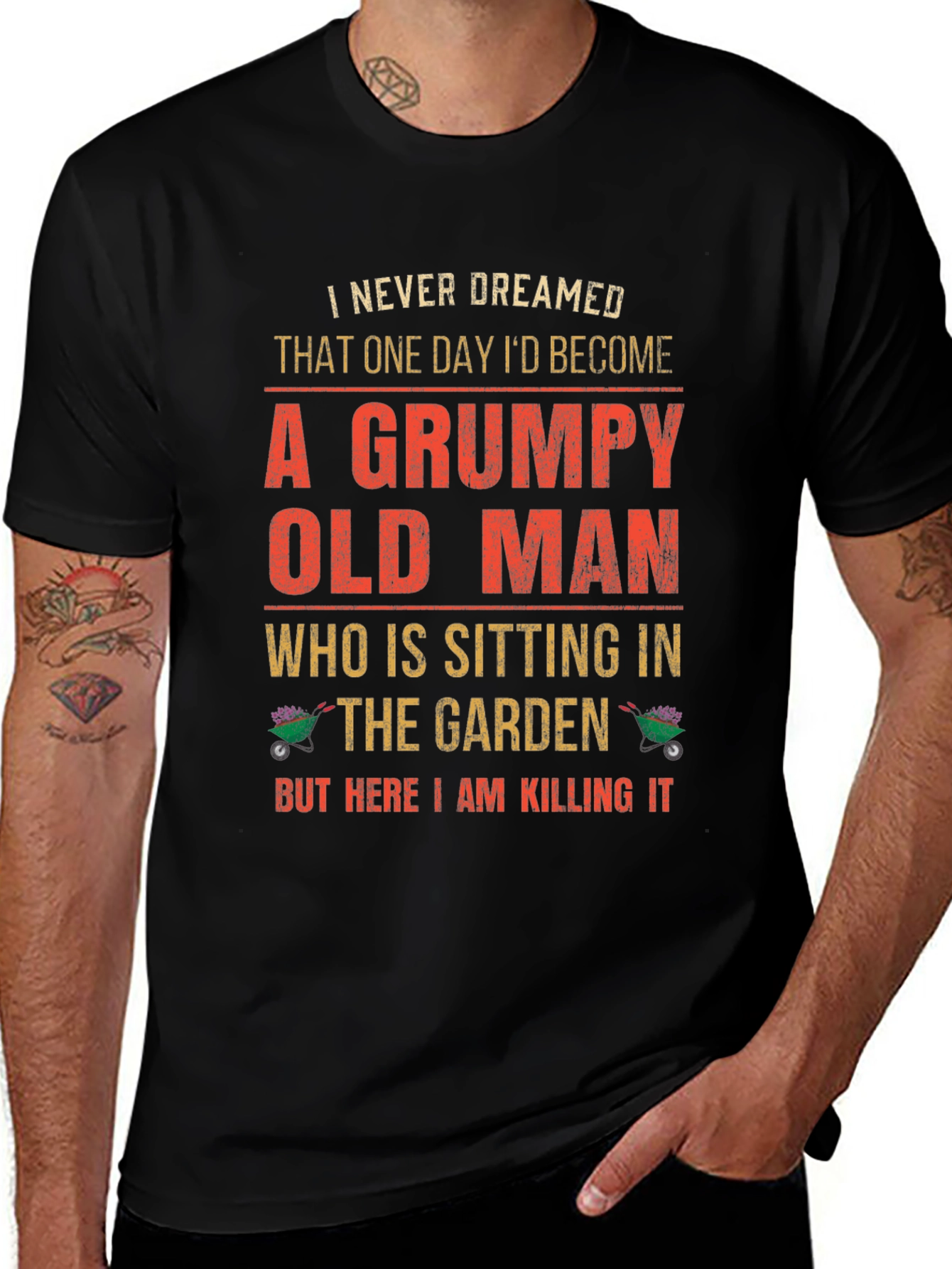 Grumpy Old Man Garden T-Shirt