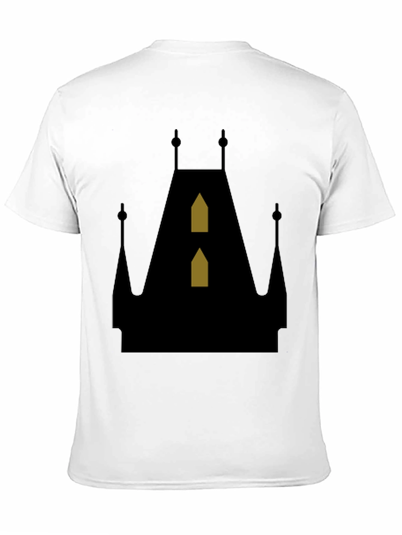 Gothic Castle Silhouette T-Shirt - Unique Design
