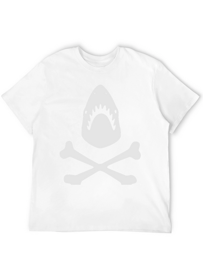 Shark & Crossbones Black Graphic Tee