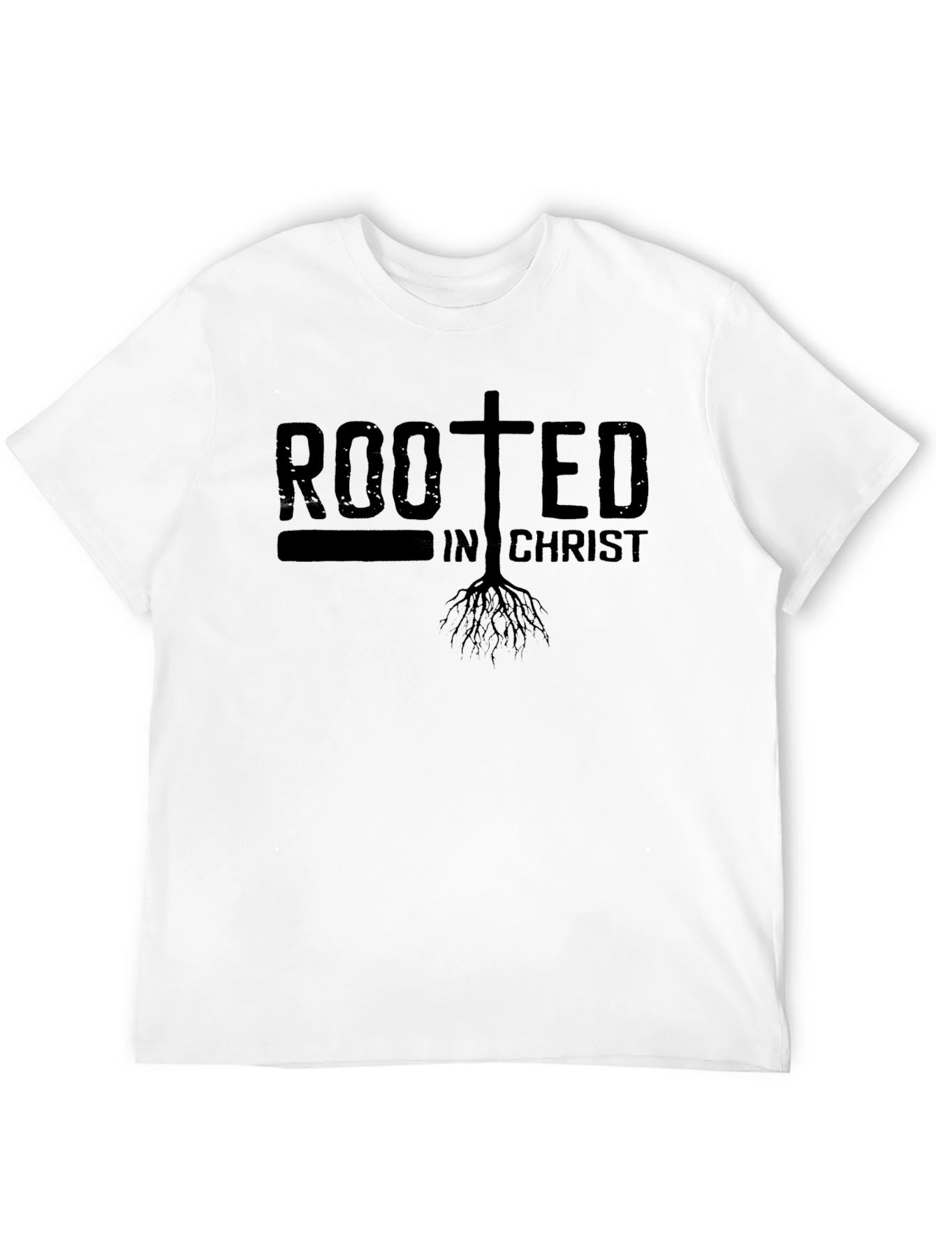 Rooted in Christ T-Shirt - Christian Faith Tee