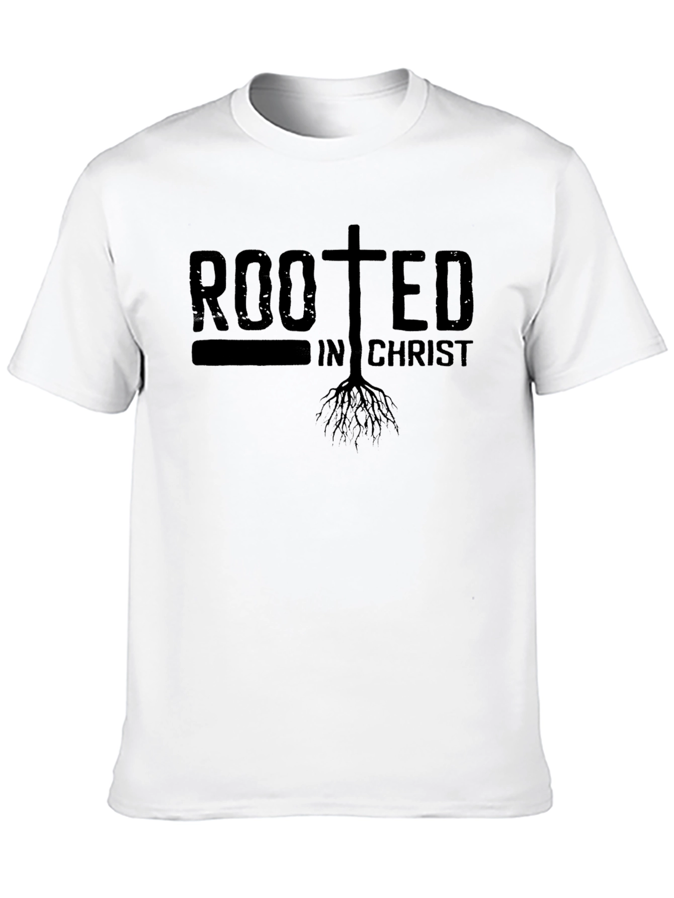 Rooted in Christ T-Shirt - Christian Faith Tee