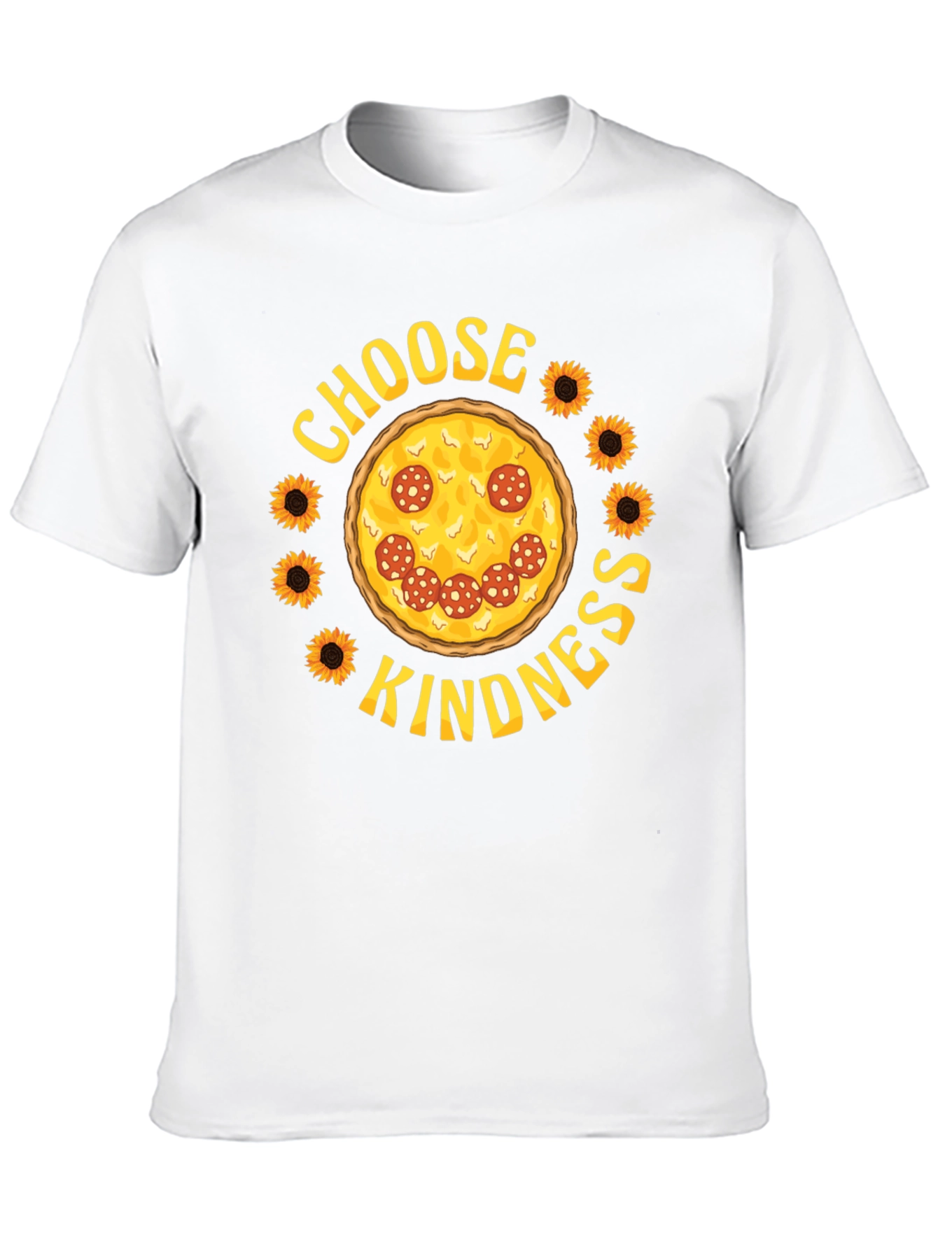 Choose Kindness Pizza Graphic T-Shirt
