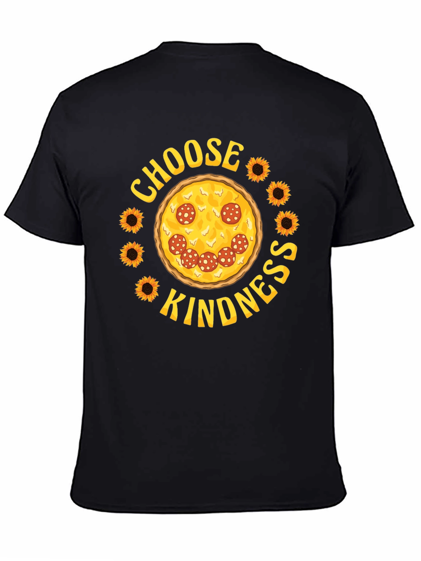 Choose Kindness Pizza Graphic T-Shirt