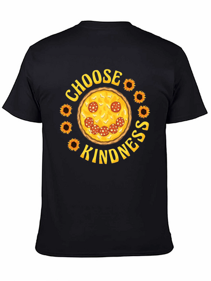 Choose Kindness Pizza Graphic T-Shirt