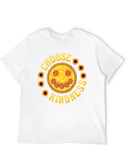 Choose Kindness Pizza Graphic T-Shirt