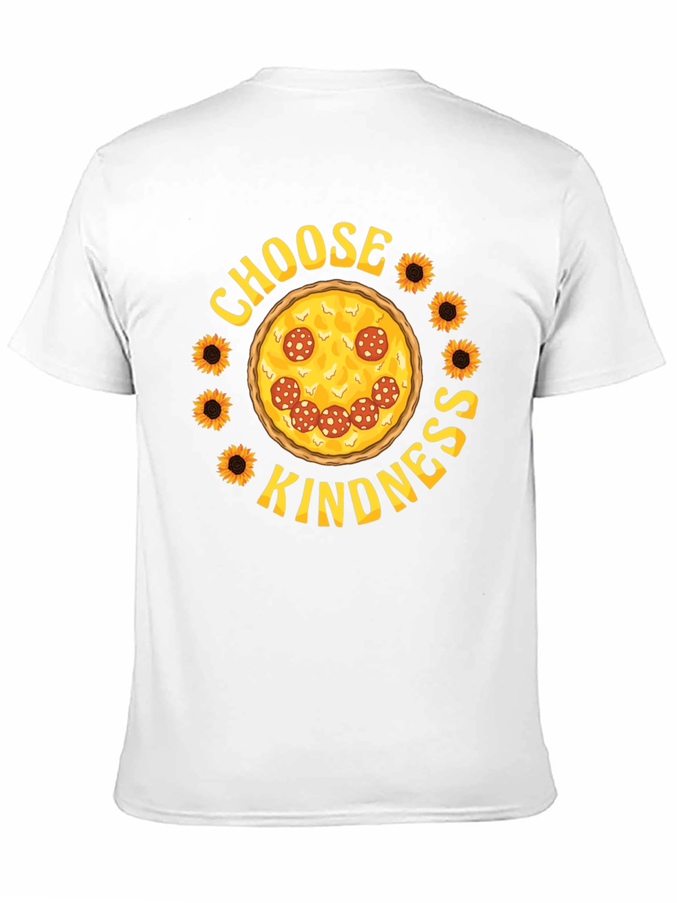 Choose Kindness Pizza Graphic T-Shirt