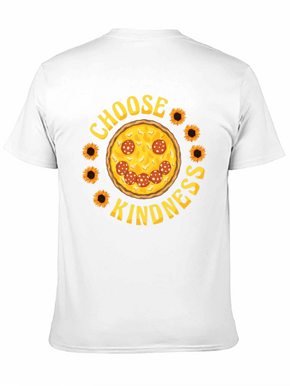 Choose Kindness Pizza Graphic T-Shirt