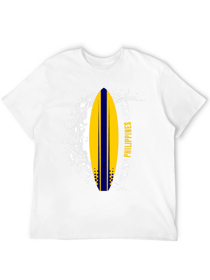 Surfing Philippines Lover Graphic Tee - Black