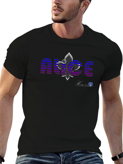NOLA Graphic Tee - Mens Black Cotton T-Shirt