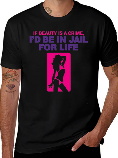 Beauty Crime T-Shirt - Jail For Life Tee