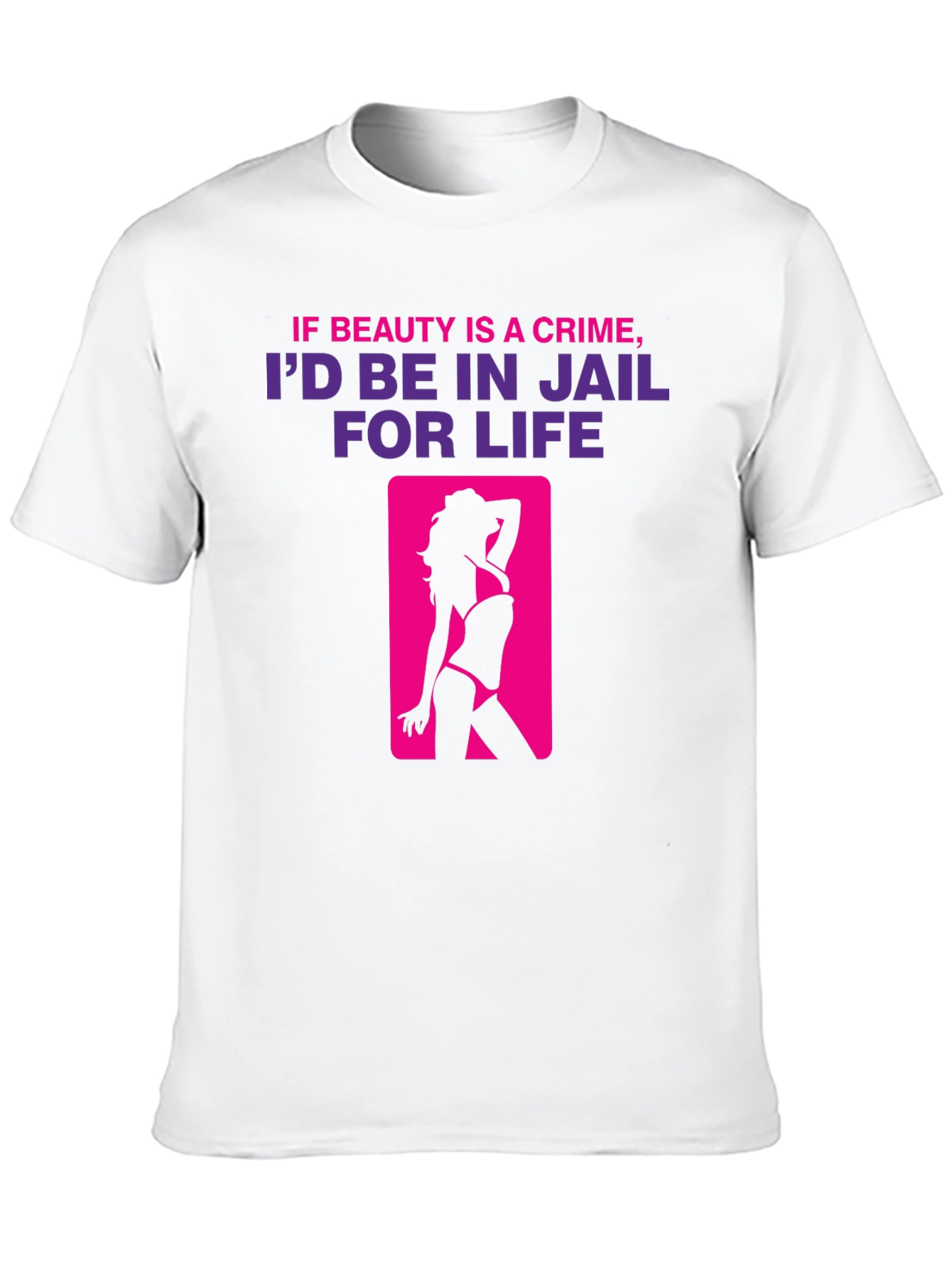 Beauty Crime T-Shirt - Jail For Life Tee