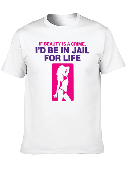 Beauty Crime T-Shirt - Jail For Life Tee