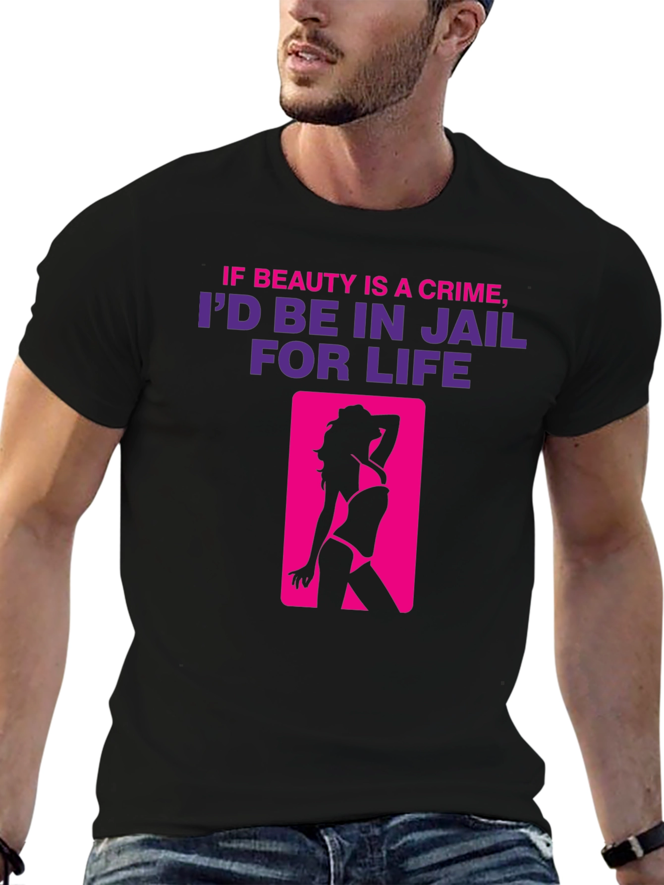 Beauty Crime T-Shirt - Jail For Life Tee
