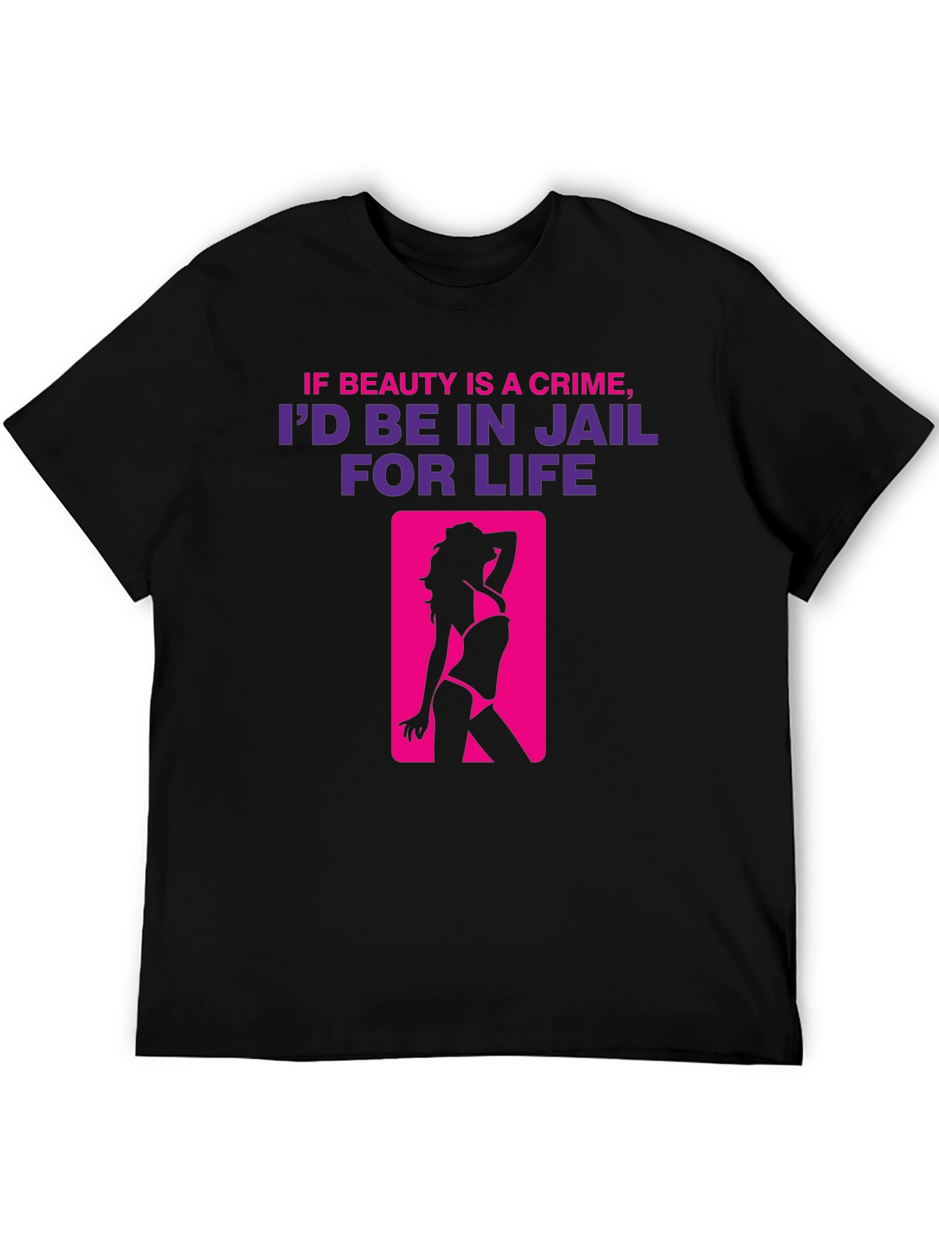 Beauty Crime T-Shirt - Jail For Life Tee