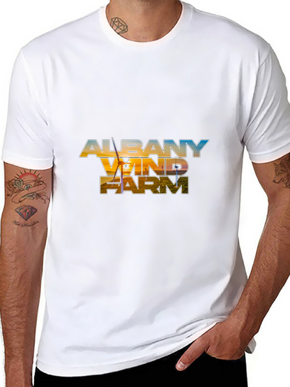Albany Wind Farm Black T-Shirt