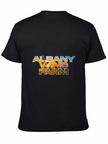 Albany Wind Farm Black T-Shirt