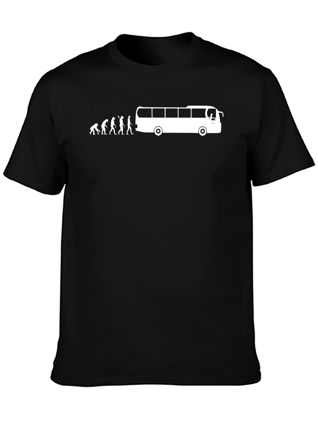 Evolution to Bus Driver T-Shirt - Funny Novelty Tee