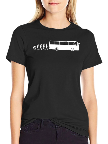 Evolution to Bus Driver T-Shirt - Funny Novelty Tee