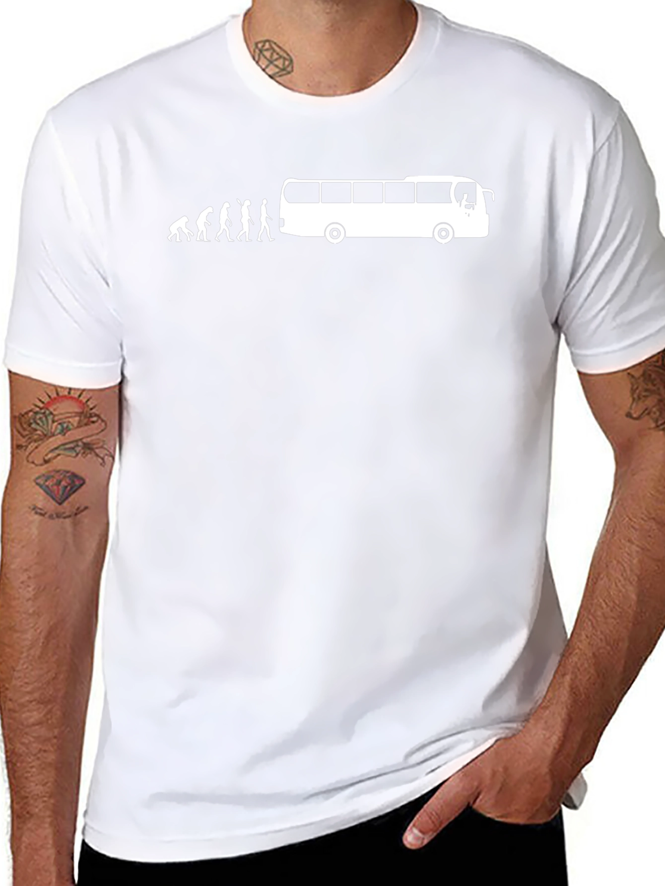 Evolution to Bus Driver T-Shirt - Funny Novelty Tee