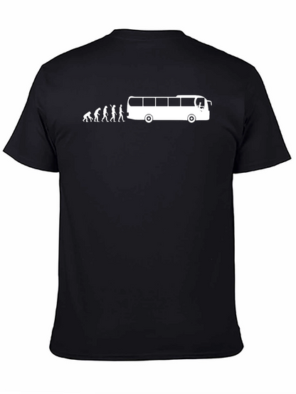 Evolution to Bus Driver T-Shirt - Funny Novelty Tee