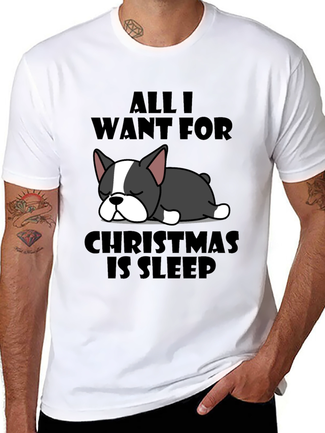 All I Want For Christmas Is Sleep T-Shirt