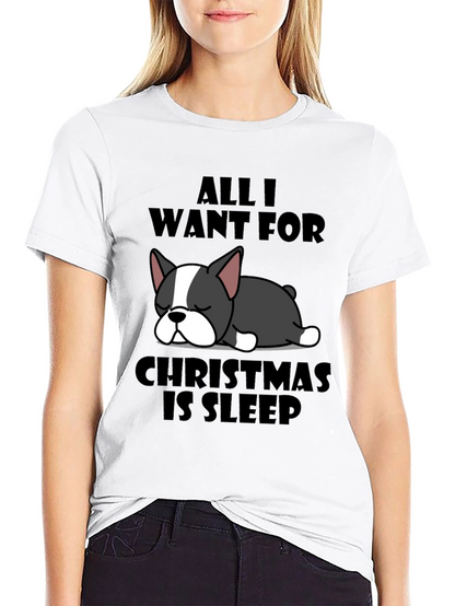 All I Want For Christmas Is Sleep T-Shirt