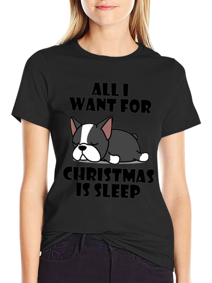 All I Want For Christmas Is Sleep T-Shirt
