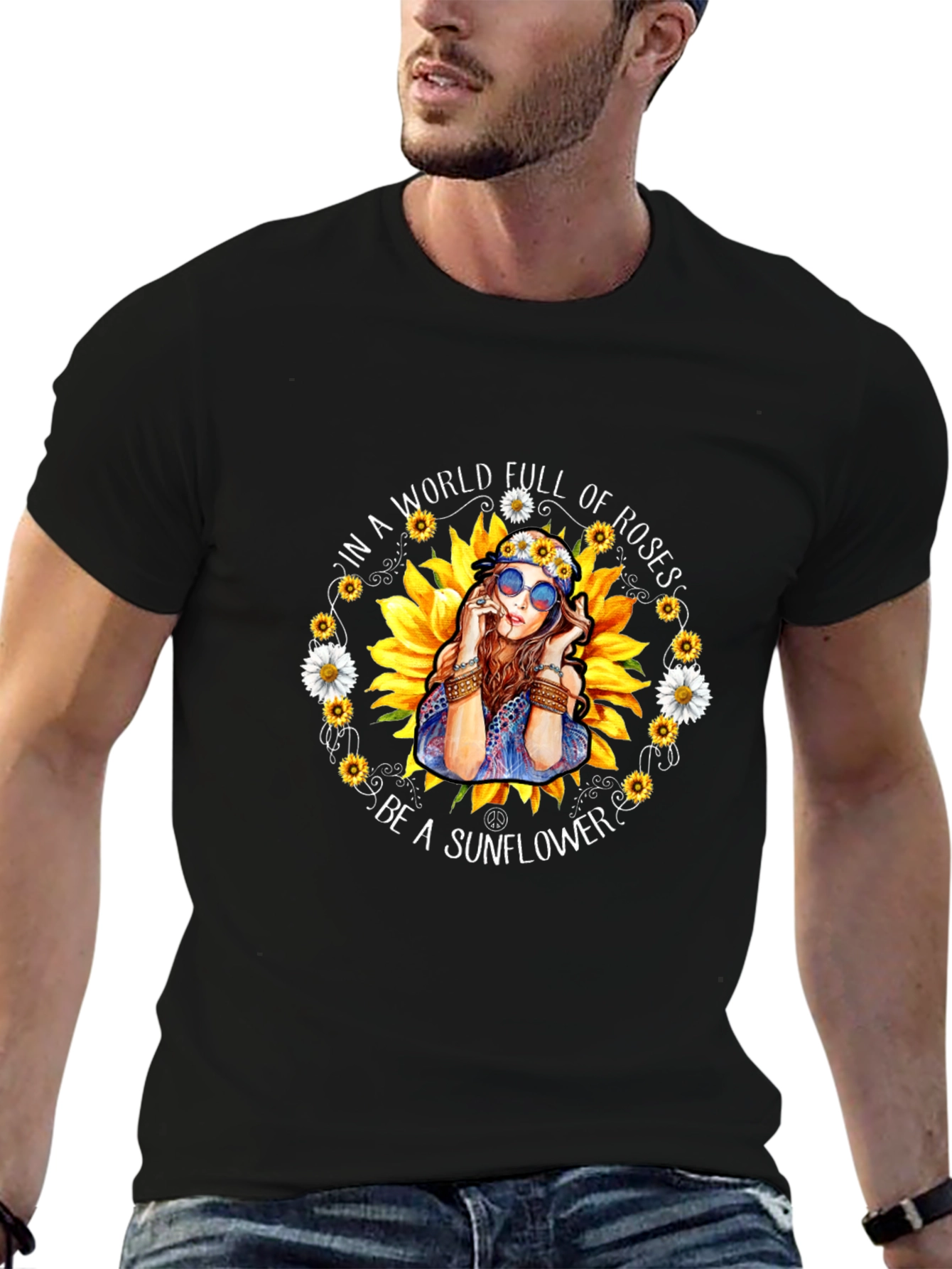 Sunflower Hippie T-Shirt