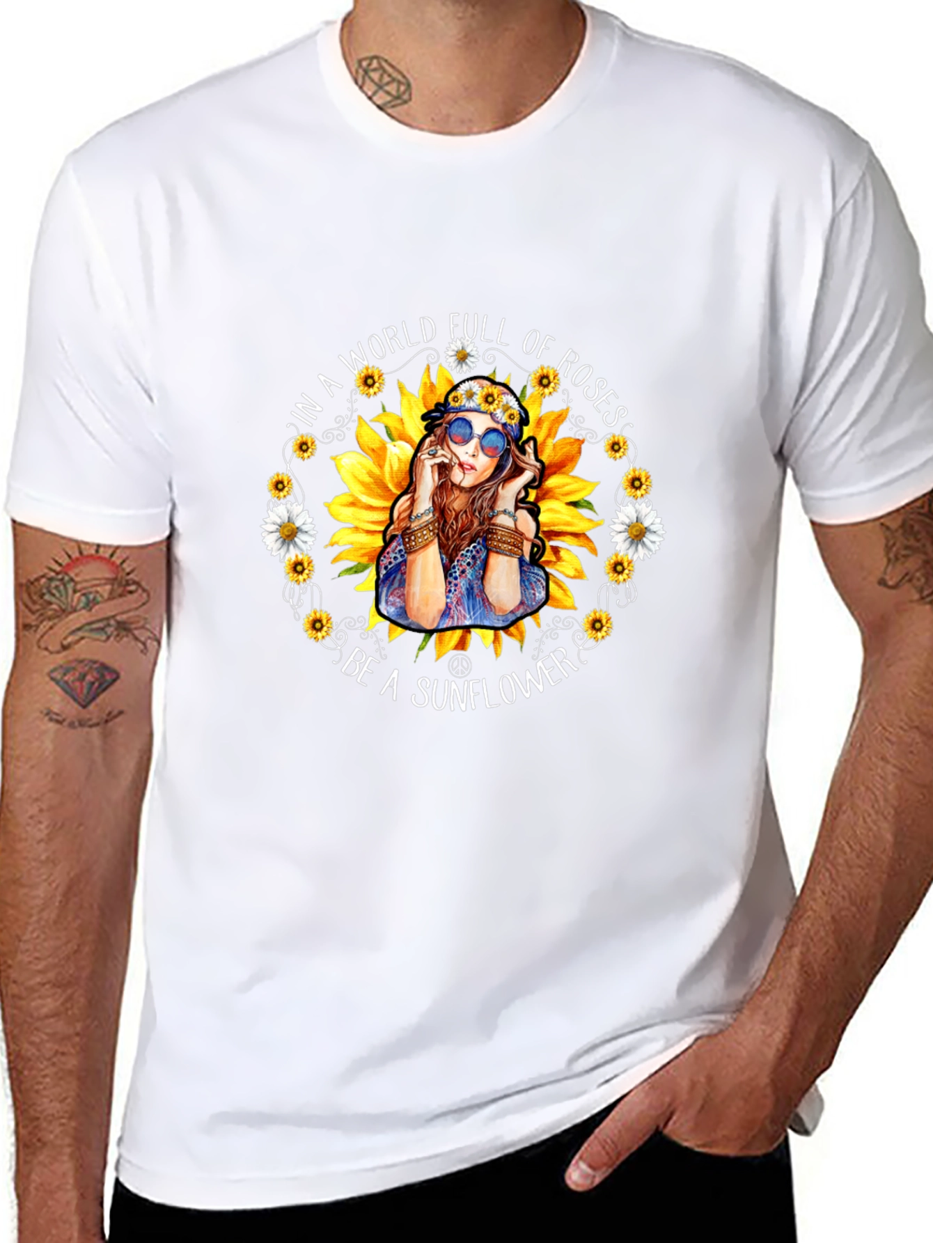 Sunflower Hippie T-Shirt