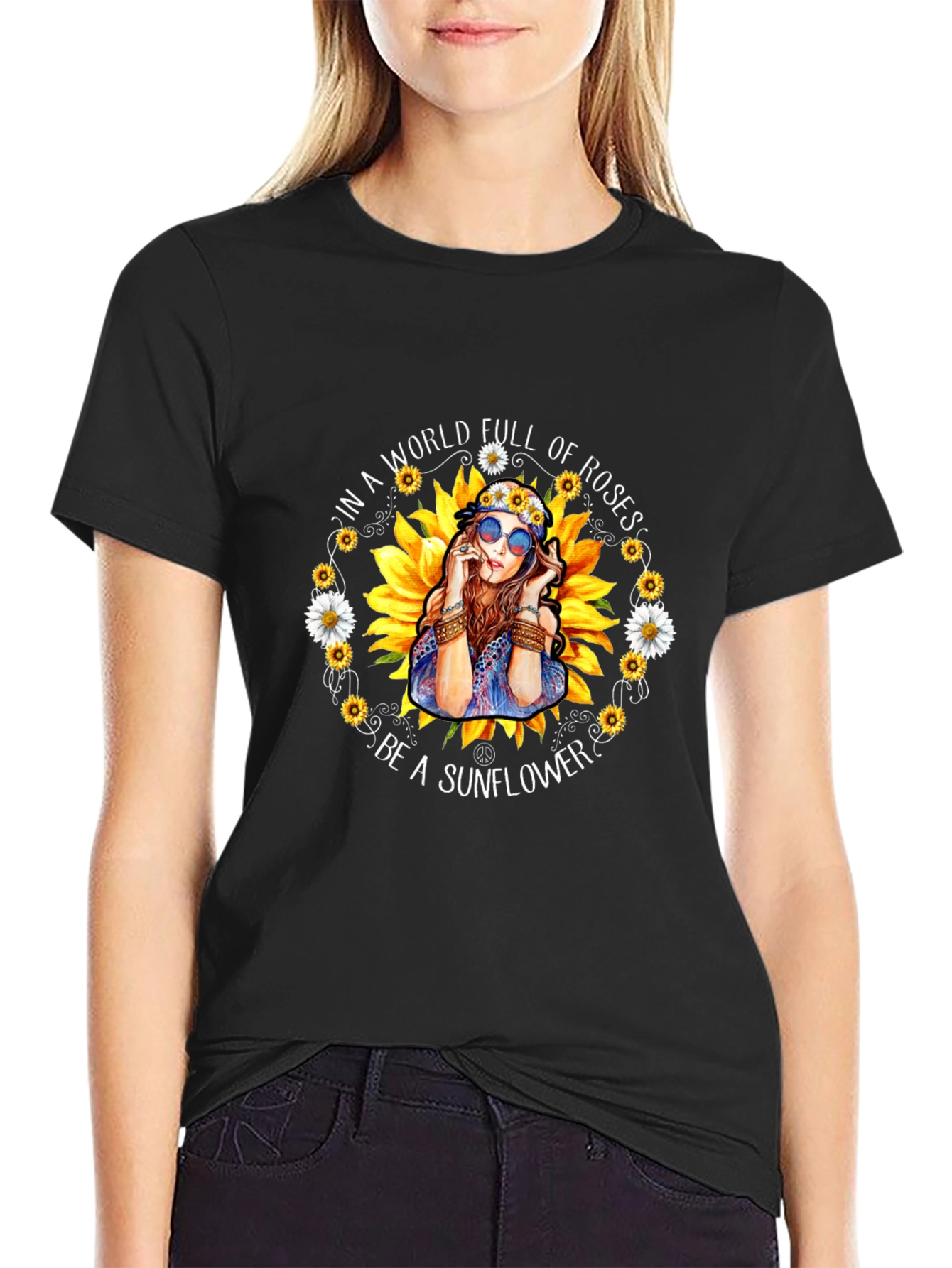 Sunflower Hippie T-Shirt