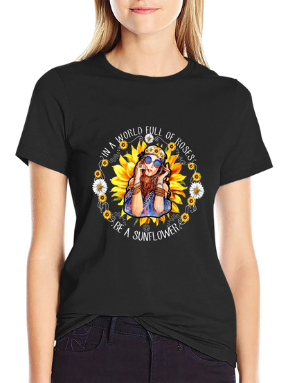 Sunflower Hippie T-Shirt