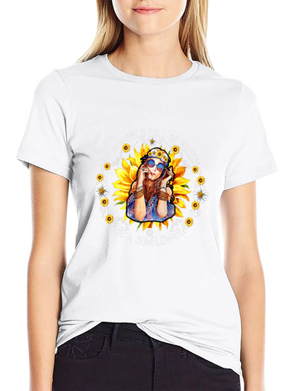Sunflower Hippie T-Shirt