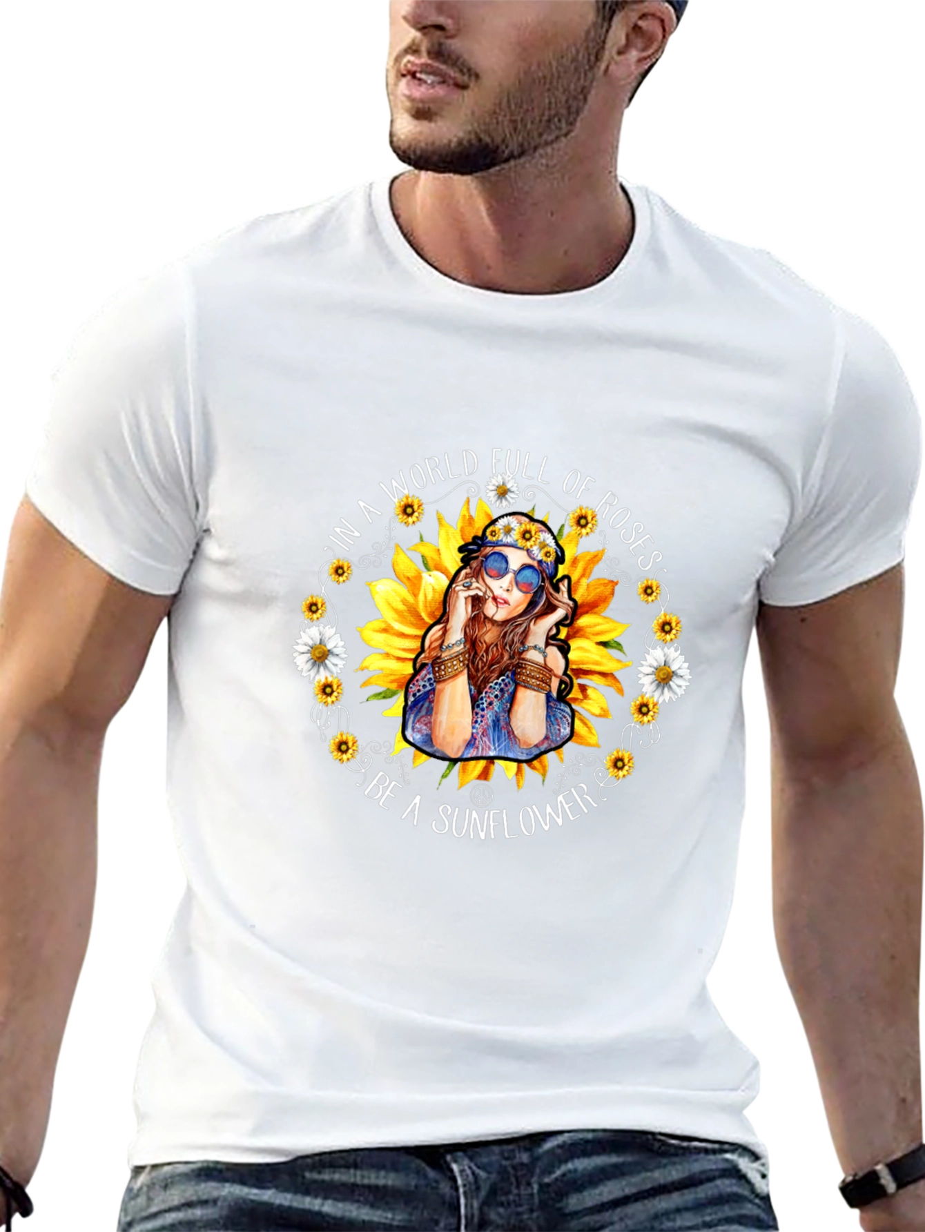 Sunflower Hippie T-Shirt