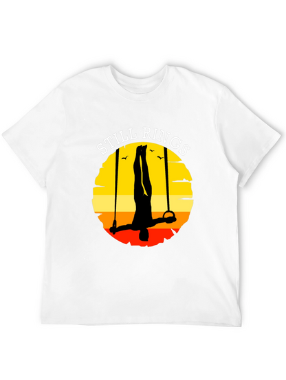 Still Rings Graphic T-Shirt Gymnast Apparel